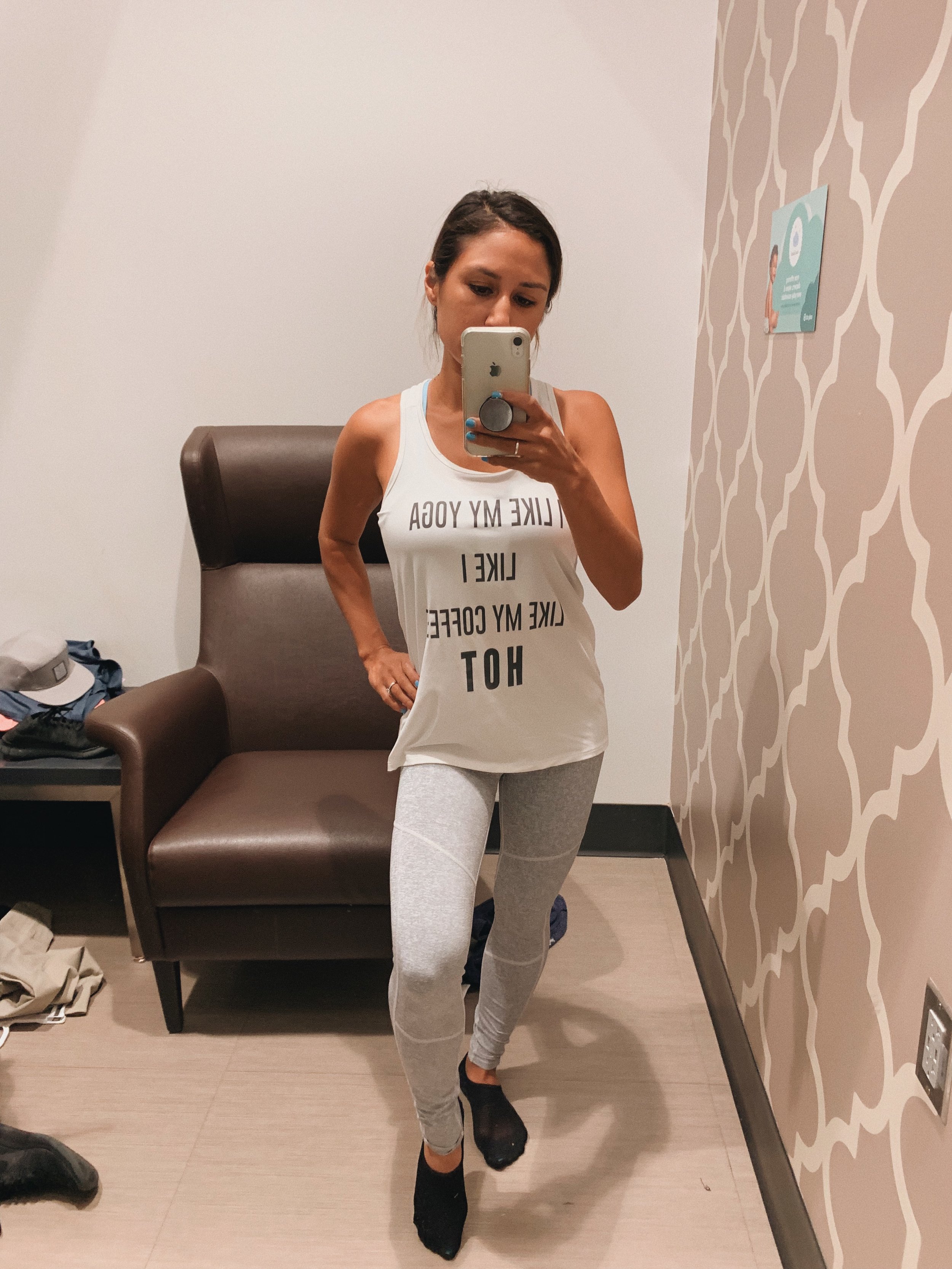 Target top leggings workout